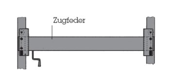 Zugfeder zur Feineinstellung