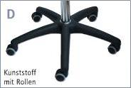 Kunststoff mit Rollen