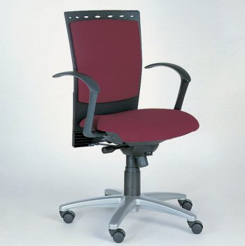 Drehstuhl mit R&uuml;ckenpolsterung