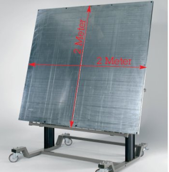 Geneigter Tisch mit Werkstoff