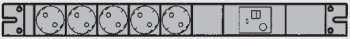 Steckdosenleiste 5fach mit FI-Schutzschalter