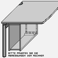 Rechnerunterschrank